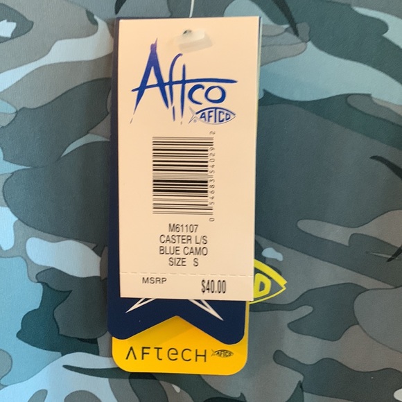 NWT Aftco Caster Long Sleeve Sun Shirt Size Small - Picture 6 of 9